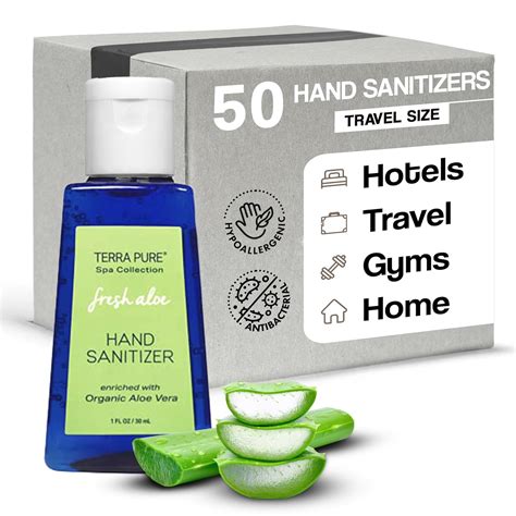 Terra Pure Hotel Hand Sanitizer Gel | Mini Hand Sanitizer Bulk ...
