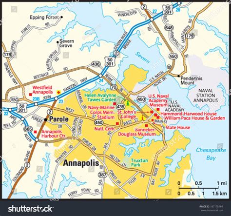 Map Of Annapolis Md