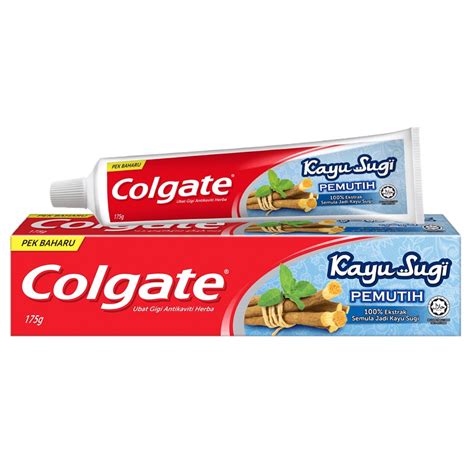 Colgate Toothpaste Kayu Sugi Pemutih (175g) | Big Pharmacy