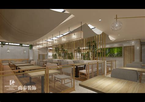 饭店设计公司：300平米饭店装修设计案例-梵意空间设计