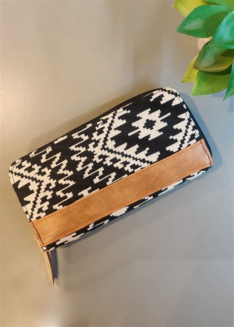 Get Monochrome Pattern Wallet at ₹ 1290 | LBB Shop