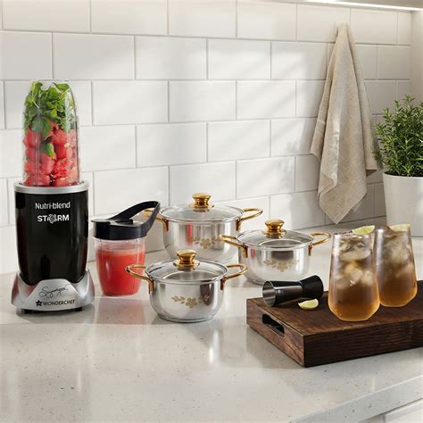 House Party Essentials| Nutri-blend Storm 1200W, Modena Highball Glass ...