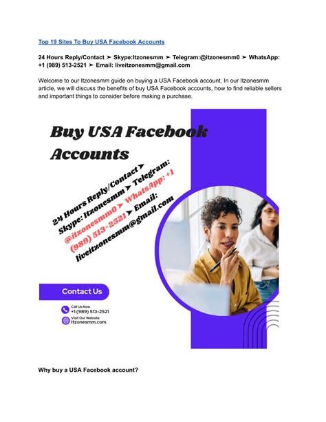 PPT - Top 19 Sites To Buy USA Facebook Accounts PowerPoint Presentation ...