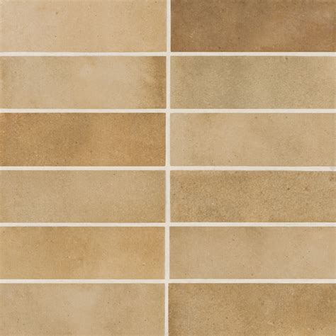 Celine 2" x 6" Matte Porcelain Floor & Wall Tile in Cotto | Bedrosians ...