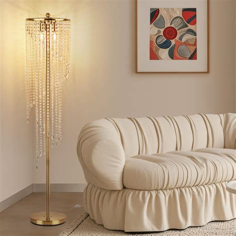 Crystal Floor Lamp Living Room