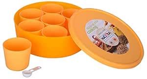 Buy Nayasa Superplast Vital Big Plastic Masala Box Set, 15-Pieces ...