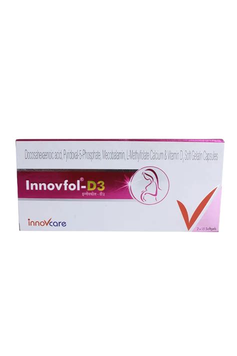Buy Innovfol-D3 Softgel Capsule 15s online | Uses, Side Effects, Price ...