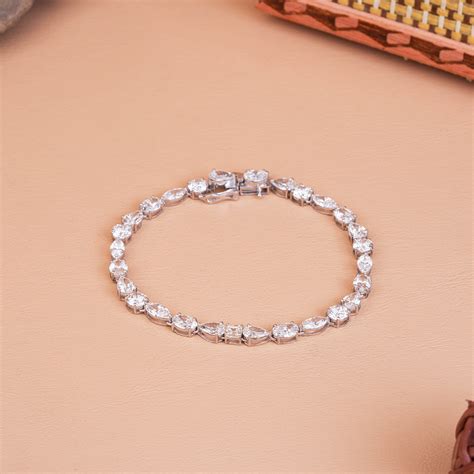 Multi-Shape Lab Diamonds Tennis Bracelet for Women – thesaffronstar