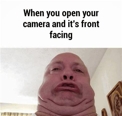 Front View Camera Face Meme 的图像结果