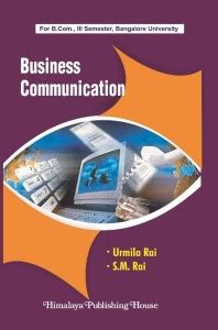 Business Communication (III Sem, B.Com) 5th Edition: Buy Business ...
