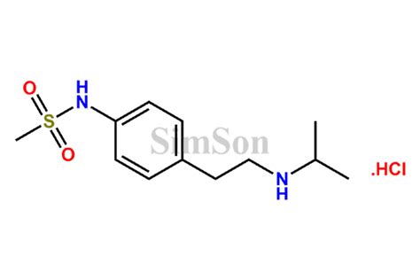Sotalol EP Impurity A Hydrochloride | CAS No- 16974-44-0 | Simson ...