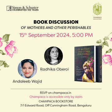 Bangalore Events – Champaca Bookstore