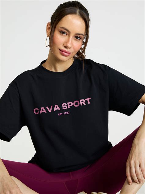 Black Love All Oversized Printed Tee - Women – CAVA Athleisure Pvt Ltd