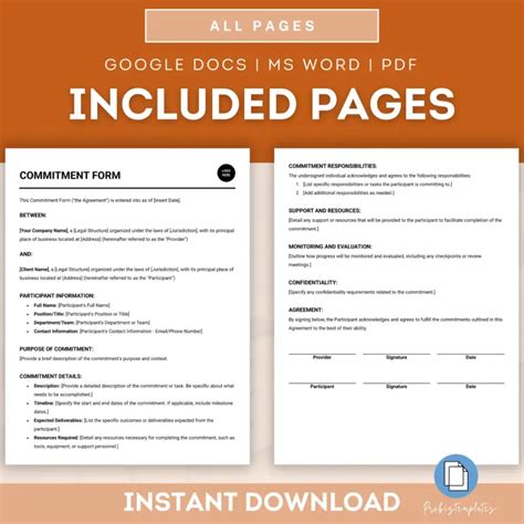 Engineering Team Commitment Form 的图像结果