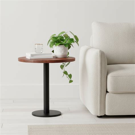 Ally Metal Marble Side Table | Gold Finish | Indoor & Outdoor – Metalsmith