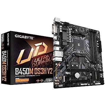 Amazon.in: Buy GIGABYTE AMD B450M DS3H V2 Ultra Durable Motherboard ...