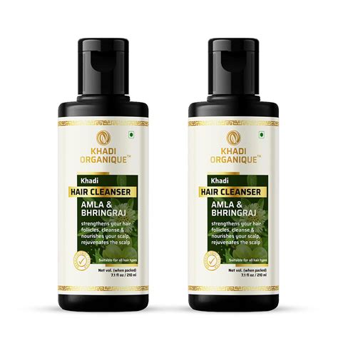 Buy Khadi Organique Organique Amla Bhringraj Hair ShampooCleanser (Pack ...