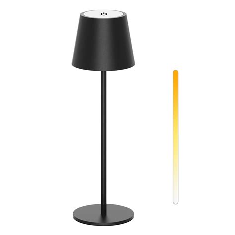 Wireless rechargeable table lamp | Portable bedside dimmable light ...
