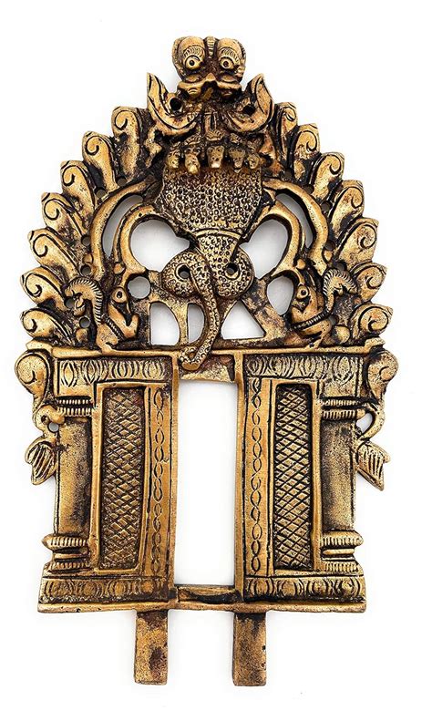 Buy Bhunes Brass Prabhavali | Prabhavali Frame | Prabhawal | Brass Arch ...
