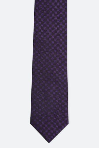 Buy Men Purple Print Formal Tie Online - 805896 | Van Heusen