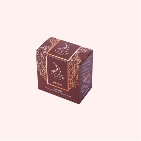 Amber Natural Incense Cone – Yaazh India