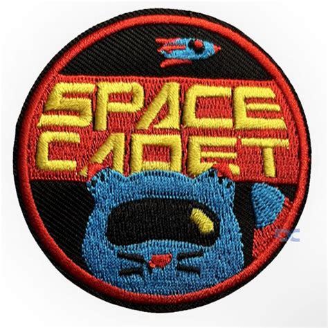 Daily Crafts Space Cadet Outdoor Patch - 8 cm, Colorful Embroidered ...