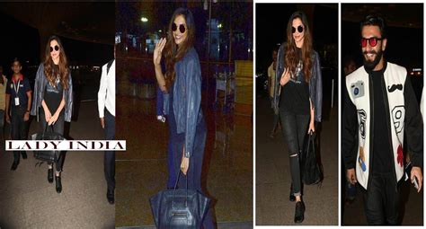 Lovebirds Ranveer Singh Deepika Padukone Fly Off to Dubai Together 💑 ...