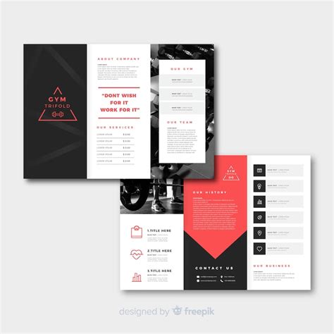 Trifold brochure template indesign Images - Free Download on Freepik