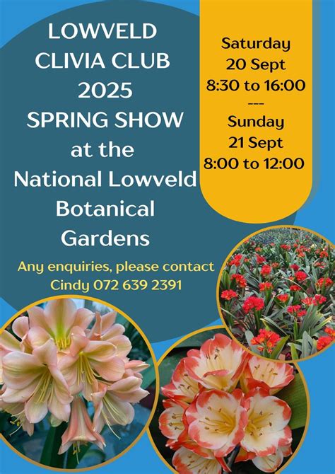 Lowveld Clivia Club Clivia Show and Sale, Lowveld Botanical Garden ...