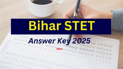 Bihar STET Answer Key 2025, Direct Download Link