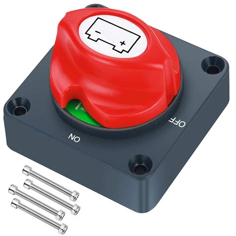 Buy JatilEr 12V/24V Master Switch Battery Disconnect Isolator Switch ...