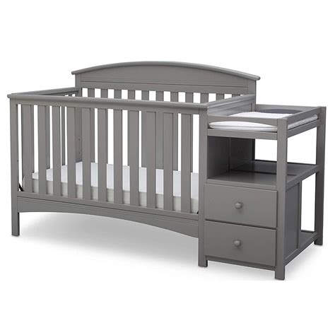 Buy Delta Children Abby Convertible Crib 'N' Changer, Grey Online at ...