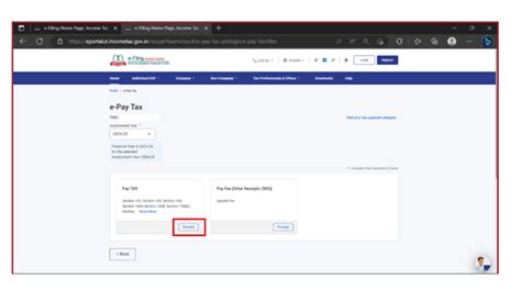Tax payment over the Counter User Manual | Income Tax Department