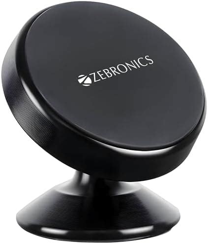 ZEBRONICS CMH50, Car Mobile Holder with Powerful Neodymium Magnets, 360 ...