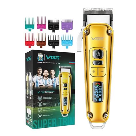VGR V-006 Professional Hair Clipper, Salon Trimmer with Digital Display ...