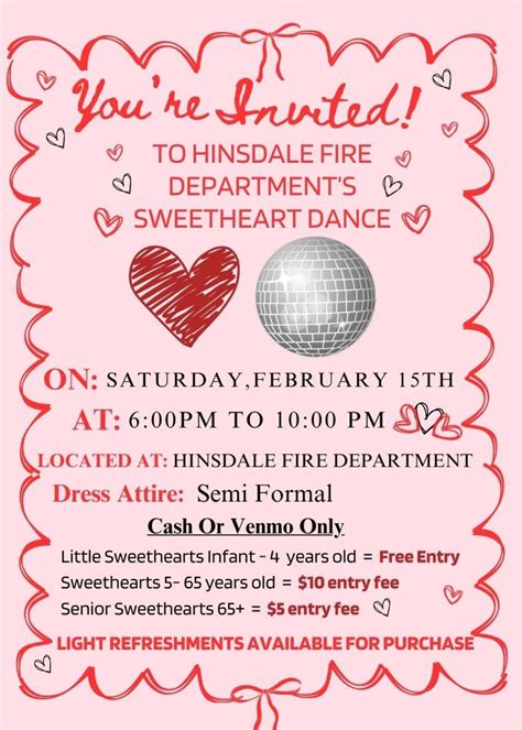 Hinsdale Fire Department Sweetheart Dance Fundraiser, Malden Rd ...