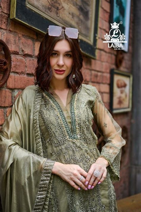 LAIBA DESIGNER AM VOL 297 READYMADE FESTIVE WEAR PAKISTANI TOP BOTTOM ...