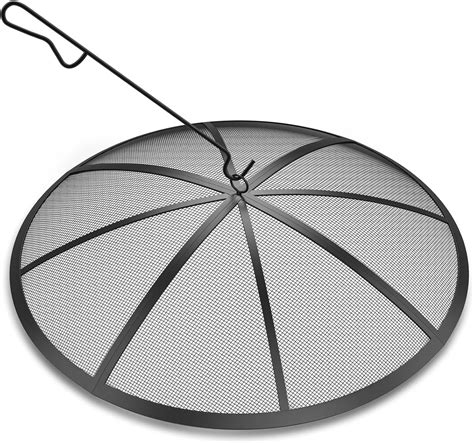 Amazon.com: Upgraded Fire Pit Spark Screen, POEPRH 22Inch Collapsible ...