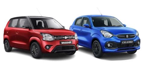 Maruti Suzuki Celerio vs Maruti Suzuki WagonR: Comparing Their Variants ...