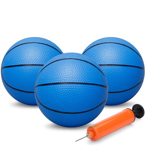 Amazon.com: 7 INCH PVC Mini Basketball for Indoor Basketball Mini Hoops ...