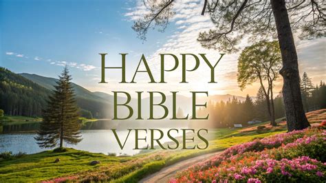 25 Joyful Happy Bible Verses For Instant Happiness!
