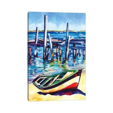 Longshore Tides Cape Cod Bay by Maxine Shore - Wrapped Canvas Art ...