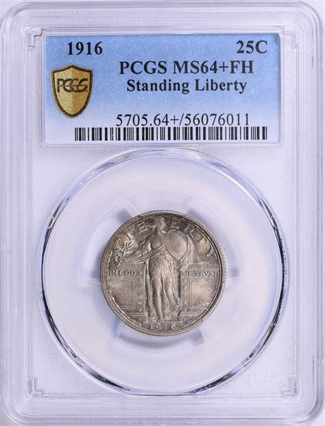 1916 Standing Liberty Quarter PCGS MS-64+ FH (Toned) (Item 1980862 ...