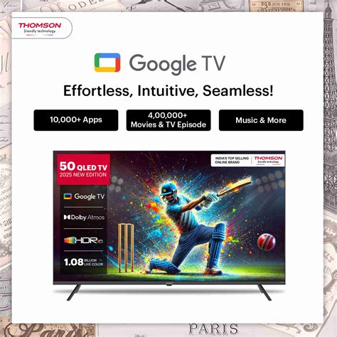 Thomson Phoenix 2025 Edition 126 cm (50 inch) QLED Ultra HD (4K) Smart ...