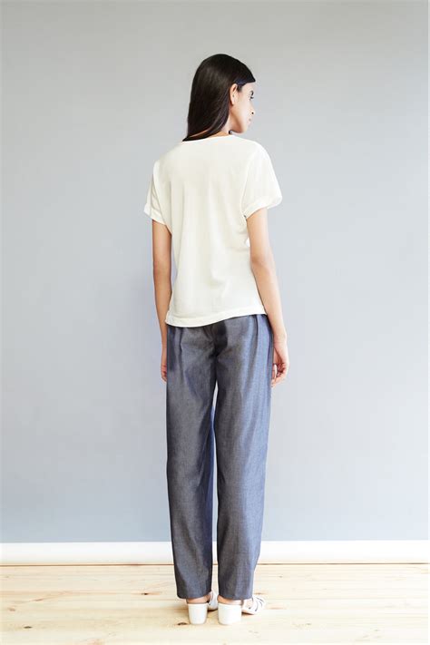 V Neck Bias Cut Silk Top For Women – ANOMALY