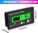 amiciSense 8~70V Lead Acid Capacity Indicator Voltmeter Monitor Display ...