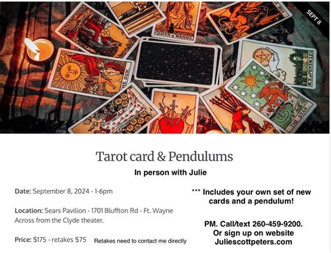 TAROT “1” & Pendulums & Destiny , Sears Pavillion, Fort Wayne, 8 ...