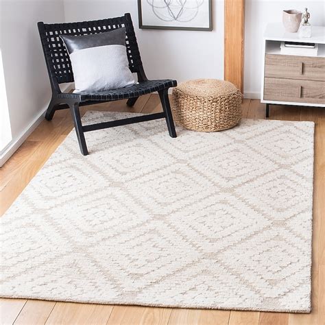 Safavieh Micro-Loop 907 Beige/Brown Contemporary 4ft x 6ft Small ...
