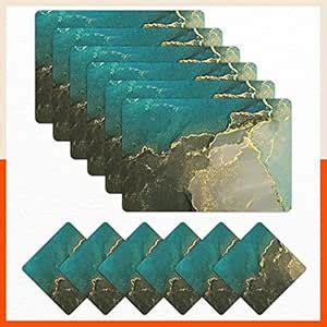 Buy Bathla Table Mats - Set of 6-45cm x 30cm PVC Table Placemats ...