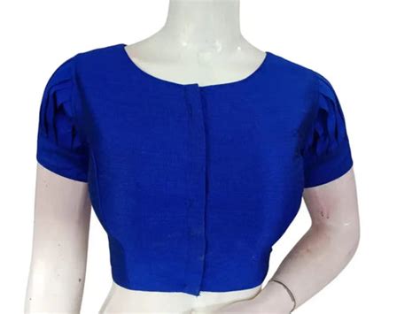 Plain Readymade Blouses | Gold Tissue, Silk & Cotton Mix-Match Tops